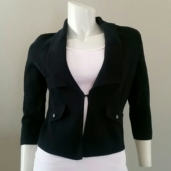 White House Black Market Sweaters - White House Black market black sweater 3/4 sleeve